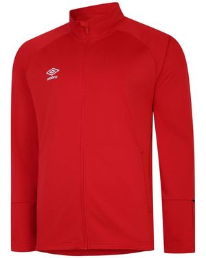 Umbro Total Training Knitted Track Jacket (Vermillion/ - Red