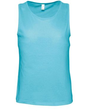Sol's Justin Sleeveless Tank Vest Top Atoll) - Blue