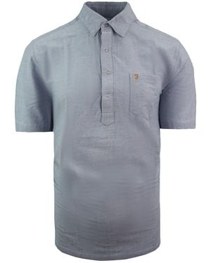 Farah Teller Light Shirt Cotton - Blue