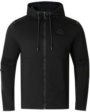 Kappa Tfleece Zipullover Hoody - Black
