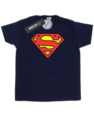 Dc Comics Superman Logo T-Shirt Cotton - Blue