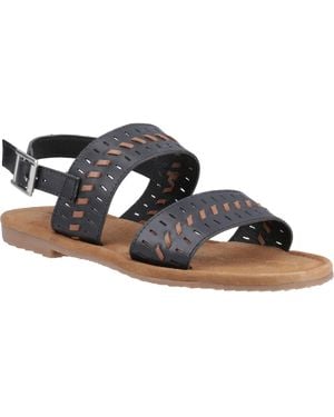 Hush Puppies Hadley Leather Sandals - Blue
