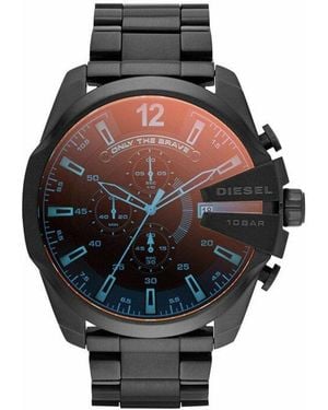 DIESEL Dz4318 Mega Quartz Stainless Steel Watch - Black