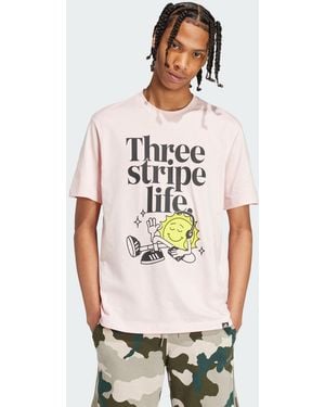 adidas Positivity Graphic Tee - Pink