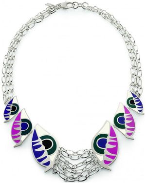 Folli Follie 3N0F011Wm Ladies Necklace - Blue