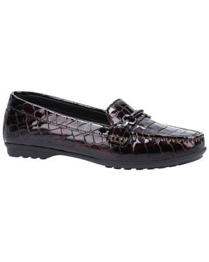 Geox Elidia Slip On Ladies Shoes - Black