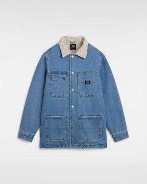 Vans Drill Chore Denim Sherpa Jacket - Blue