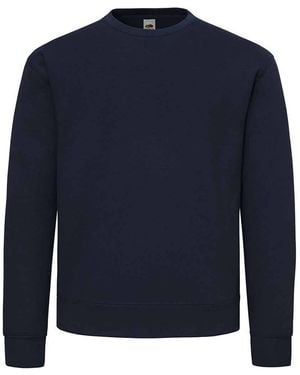 Fruit Of The Loom Supercotton Sweatshirt (Deep) - Blue