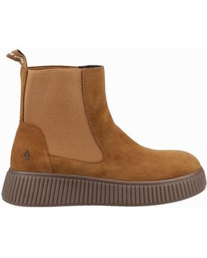 Hush Puppies Alana Memory Foam Boots - Brown