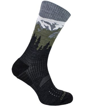 Comodo Ladies Light Performance Crew Merino Wool Socks - Blue