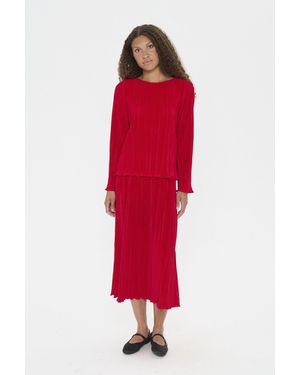 Saint Tropez Rok Zunisz Rok A-shape Red - Rood