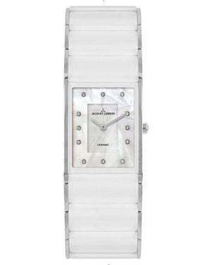 Jacques Lemans 1-1940G Ladies Dublin Watch - White