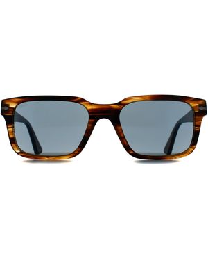 Persol Rectangle Striped & Light Po3272S - Blue