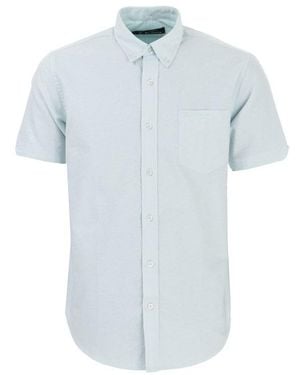 Ben Sherman Oxford-overhemd Met Korte Mouwen Voor , Mintgroen - Blauw
