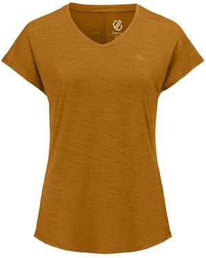 Dare 2b Ladies Vigilant Active T-Shirt (Dark Cumin) - Brown