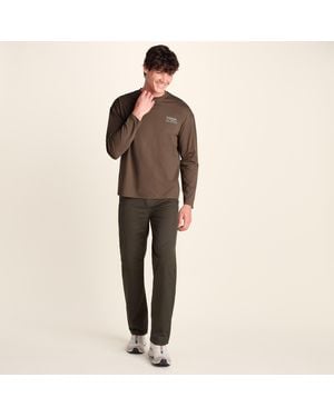 TOG24 Lloyd Premium Heavyweight 100% Cotton Jersey Top - Natural