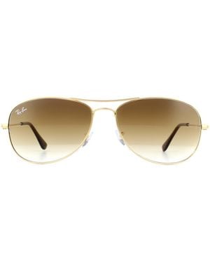 Ray-Ban Aviator Gradient Sunglasses Metal - Metallic