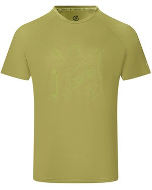 Dare 2b Tech Ii Graphic Print T-Shirt (Golden Cypress) - Green