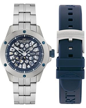 Aston Martin Thrill Rim Watch Mtrr1F504 Titanium - Blue