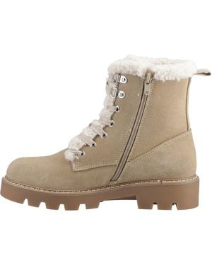Hush Puppies Aurelia Suede Sand Boots - Brown
