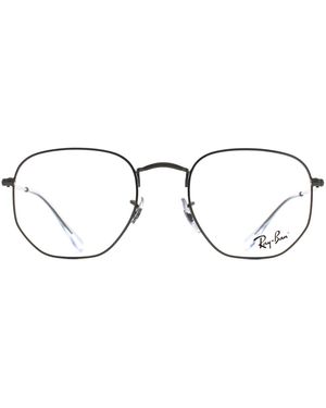 Ray-Ban Square Rx6448 Hexagonal Metal - Brown