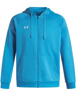 Under Armour Ua Rival Fleece Full Zip Hoodie - Blue