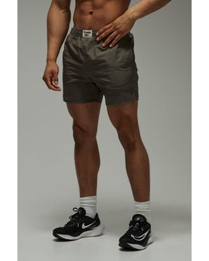 BoohooMAN Training Dept 5Inch Pump Short - Grey