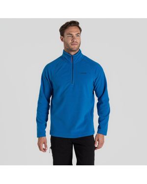 Craghoppers Corey Vi Half Zip Micro Fleece Midlayer Top Cma1287 - Blue