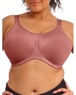 Elomi Energise Full Cup Side Support Sports Bra - Pink