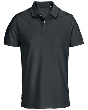 Sol's Adult Pacific Pique Twin Needle Stitch Polo Shirt (Mouse) - Black