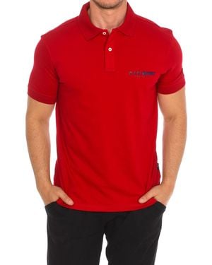 Philipp Plein Pips500 Short Sleeve Polo - Red