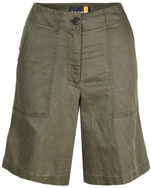 Timberland Linen Citadel Bermuda Shorts - Green