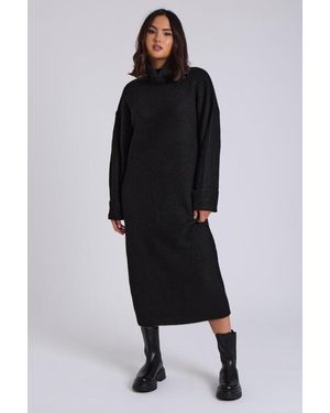 Urban Bliss Roll Neck Dress - Black