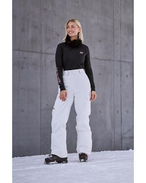 Mountain Warehouse 'Glaze' Snow Trousers Casual Straight Leg Adjustable Waist Winter Trouser - Grey