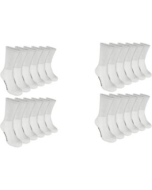 Sock Snob 24 Pairs Bamboo Cotton Sports Socks - Metallic