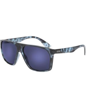 G.O.D Eyewear Polarised Uv400 Lifestyle Sunglasses With Mirror Hydrophobic Polycarbonate Frame - Blue