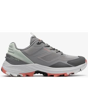 Clarks Laila Trail Dark Combi Trainers - Grey