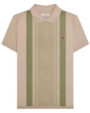 Lambretta Ss25 Classic Polo Shirt Cotton - Natural