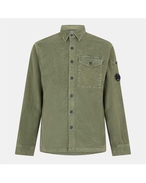 C.P. Company Lens Corduroy Shirt - Green