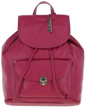 Ashwood Leather Exquisite Genuine Compact Backpack - Red