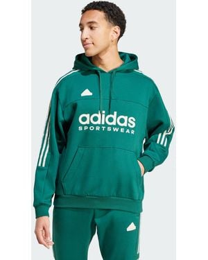 adidas House Of Tiro Fleece Hoodie - Green