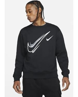 Nike Multi Swoosh Crewneck Sweatshirt - Blue