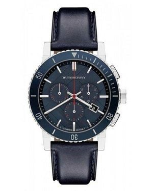 Burberry The City Bu9383 Dial And Bezel Stainless Steel Watch - Blue