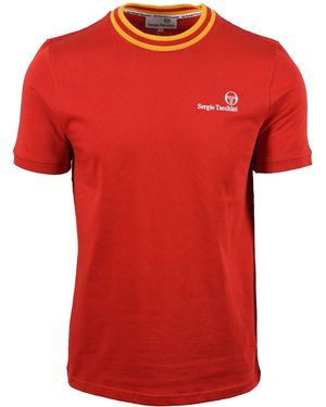 Sergio Tacchini Rainer Fc T-Shirt Adrenaline Rush/Old - Red