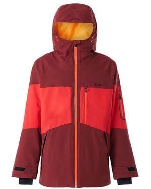 Oakley Cedar Ridge Insula Oxblood Zip Up Jacket 412785 44A - Red