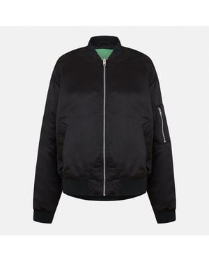 JJXX Satin Bombr Jacket - Black