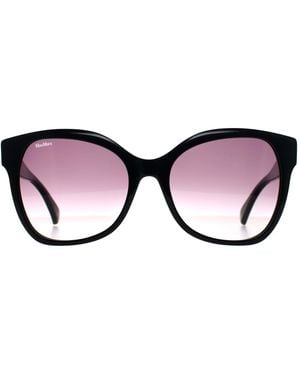Max Mara Butterfly Shiny Smoke Gradient Mm0014 Emme3 - Brown
