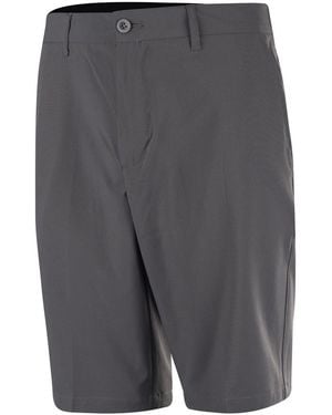 Island Green Stretch Gripped Golf Shorts - Grey