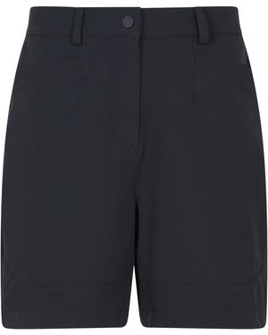 Mountain Warehouse 'Lade' Walking Shorts Water Resistant Sun Protection Active Bottoms Polyamide - Blue
