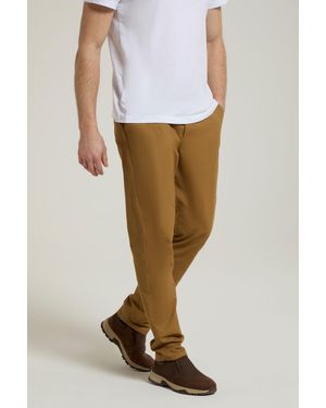 Mountain Warehouse 'Woods' Chino Trouser Casual Lightweight Comfortable Soft Cotton Trousers - White